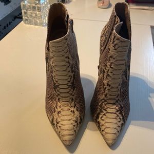 Steve Madden Snakeskin Booties